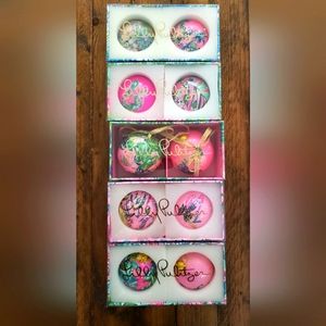 Lilly pulitzer Christmas 🎄 ornaments